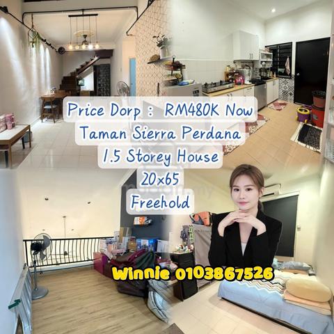Sierra Perdana, Megah Ria Rare 1.5-Storey Terrace House 1