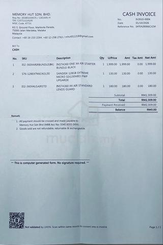 Jualan Urgent !!! Insta360 X4 AIR - photo 2 of 2