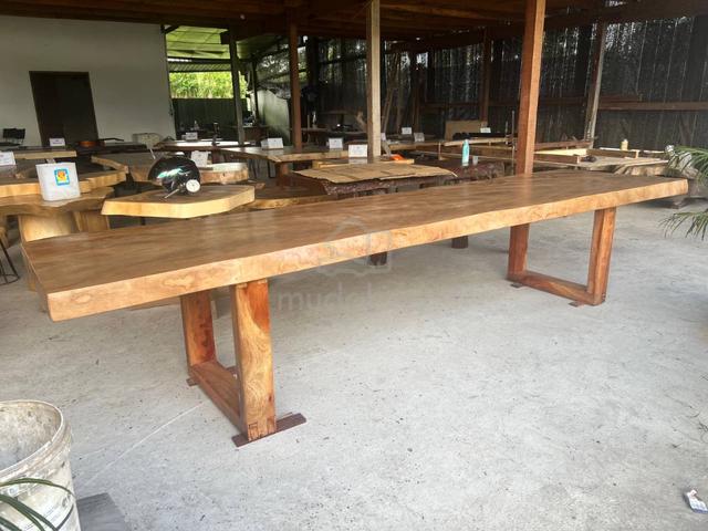 Durian Solid Wood Dining Table - HTDT0027 - Furniture & Decoration for sale in Kuching, Sarawak