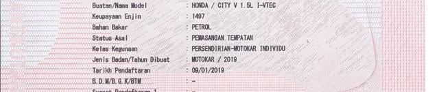 2019 Honda CITY 1.5 V (A) 1THN WARANTY LOAN KEDAI - 2