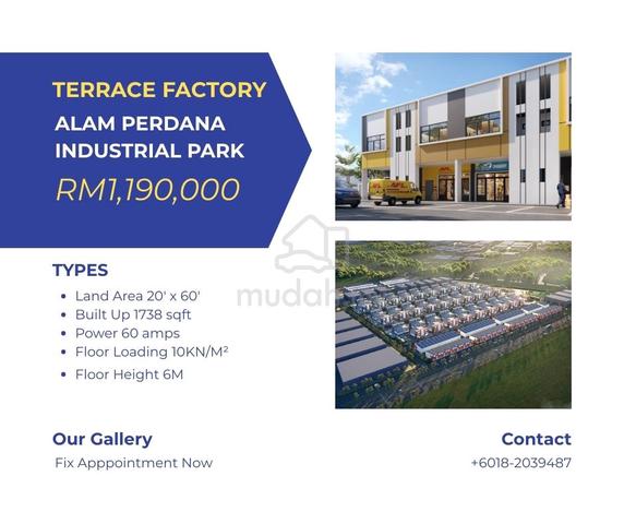 2 Storey Terrace Factory At Alam Perdana Industrial Park @ Puncak Alam 1