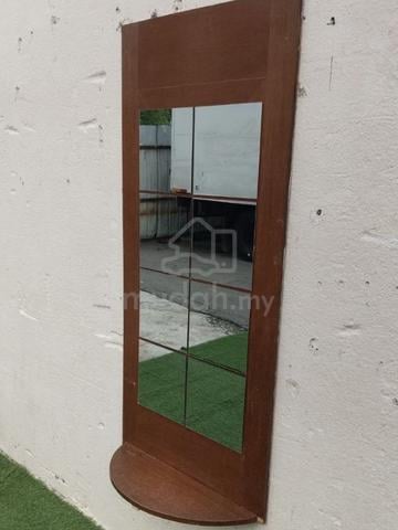YF16AA Cermin Rak Kayu 2 x 4.4 Feet Vintage - photo 2 of 6