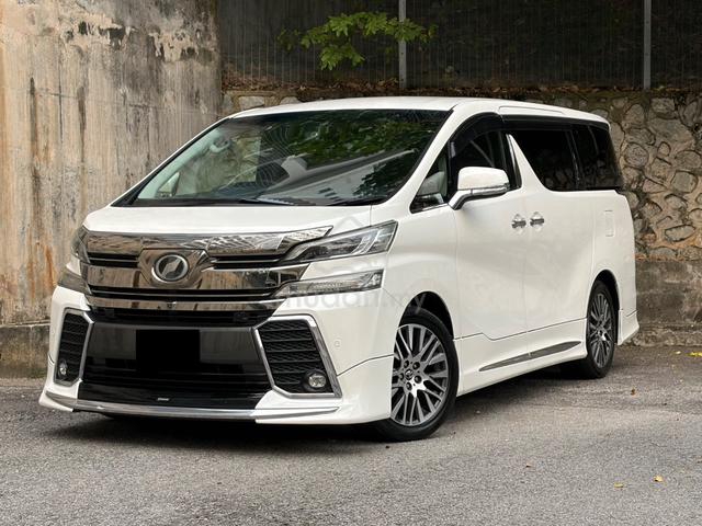 Toyota VELLFIRE 2.5 Z G EDITION (A) REG YEAR 2021 - 2
