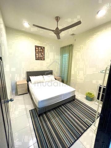Big Medium Room (Attached Bathroom) Fully Furnished Gated & Guarded 1