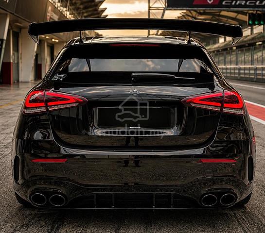 CARBON BONET ,GT WING A180 AMG MERCEDES a200 a250 - 2
