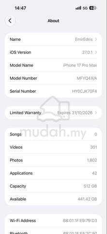 iphone 17 pro max 512gb bh92% - photo 6 of 6