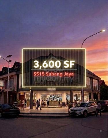 SS15, Subang Jaya | Limited Commercial Corner Unit 1