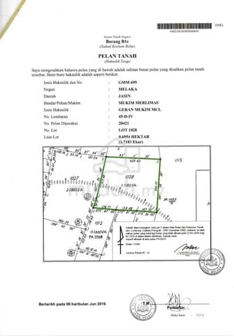 Tanah Pertanian Untuk Dijual – Jasin, Melaka 🌿 1