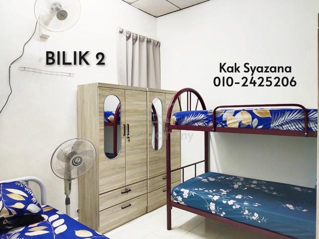 Bilik Sharing 3 Katil TERMURAH ๐ฅ LENGKAP Perabot & FREE WiFi โ
1