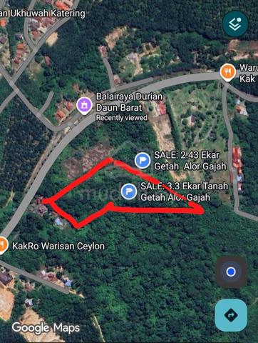 Tanah Pertanian Getah Alor Gajah Masjid Tanah Melaka 3.3 Ekar MCL 1