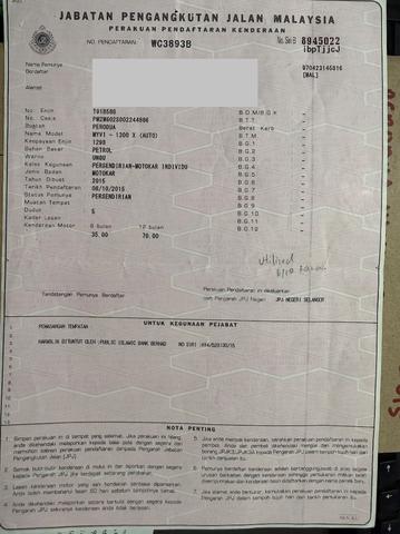 2015 Perodua MYVI 1.3 PREMIUM X MY11 M600 - 5