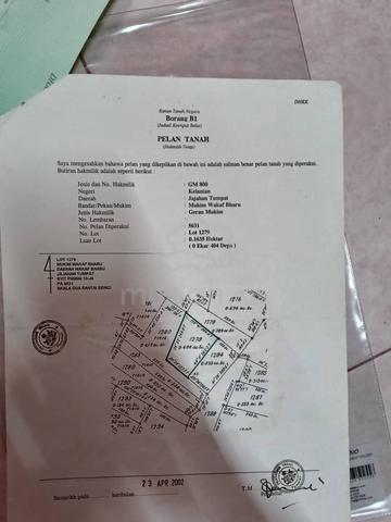 Tanah untuk Dijual 1