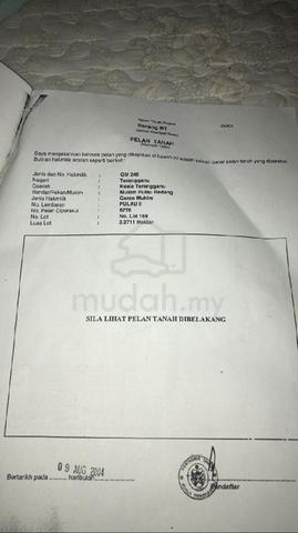 tanah di pulau redang utk dijual 1