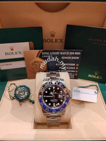 New Old Stock 116710BLNR Rolex Batman GMT-Master - Watches & Fashion  Accessories for sale in Skudai, Johor