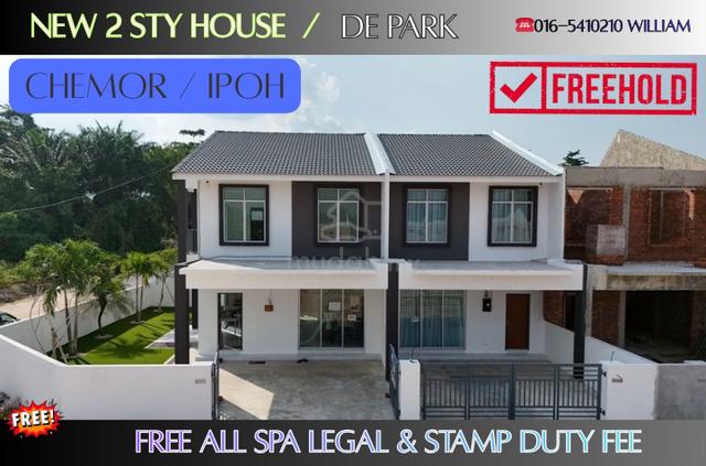 Chemor New Freehold 2 Sty House/Cheaper Price👍Location👍 Promotion 🎁 1