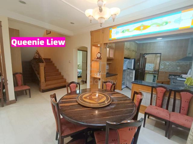 CL999 Flood Free Double Storey Semi Detached House Hilltop Luyang KK 1