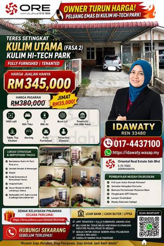 Fully Furnished, Kulim Utama Fasa 2 1