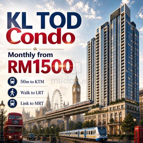 LRT Condo @ Month RM1499 - Carpark Furnish | MRT & KTM | 7km Midvalley 1