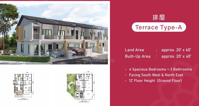 2 Stry Terrace For Sale‼️Bandar Tasek Mutiara ss9 @Simpang ampat 1