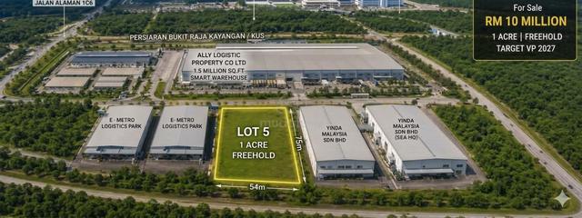 1 Acre Industrial Land Setia Alaman Industrial Park Bukit Raja Klang 1