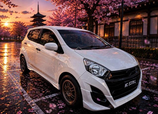 AXIA 1.0 (auto) THN 2016-PUTIH PURPLE,SIAP SERVIS! - 1