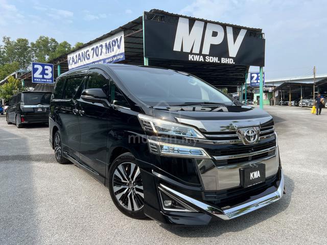2018 Toyota VELLFIRE 2.5 ZG PILAT SEAT SUNROOF 360 - 1