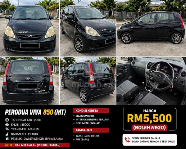 2007 Perodua VIVA 847cc 850 EX (M) - 2