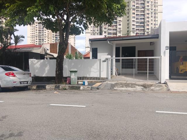 semi detached single storey house. 1