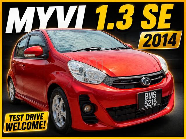 LOAN TERSEDIA! Perodua MYVI 1.3 SE 2014👑1.5 RUPA - 2