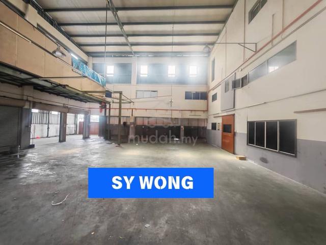 1.5 storey Semi-D Factory warehouse @ Asas Jaya near Juru Bukit Minyak 1