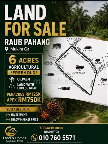 Raub 6acres land 1