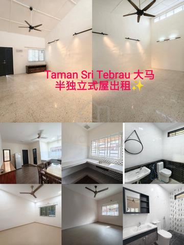 Taman Sri Tebrau, JB Town Semi-Detached jiuse for Rent near CIQ 1