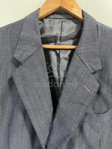 Courrèges Homme 90s Grey Wool Blend Blazer - photo 2 of 6