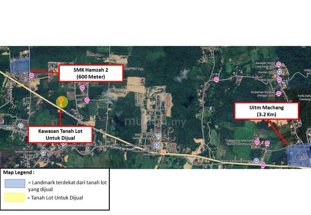 Tanah Lot Rumah Kedai Tepi Jln Utama Pasir Puteh–Machang Untuk Dijual! 1