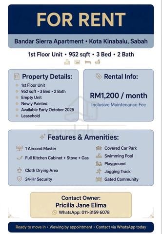 Bandar Sierra Apartment 1
