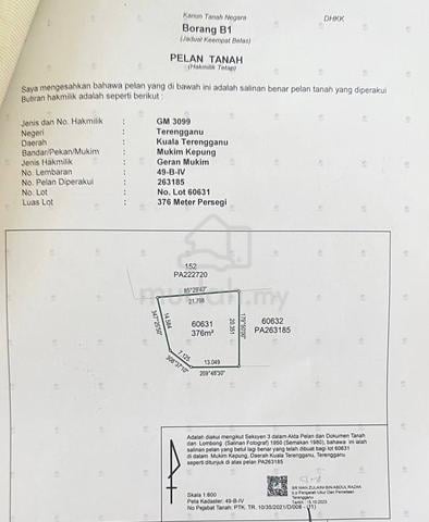 Terengganu Kuala Terengganu Commercial Freehold Land For Sale 1