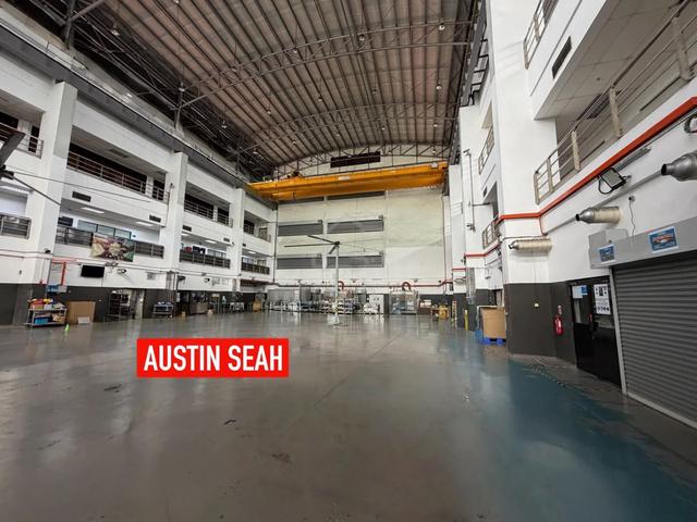BAYAN LEPAS DETACHED FACTORY WAREHOUSE For RENT,10 TONNE FLOOR LOADING 1
