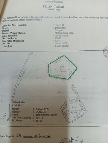 Tanah pertanian 2.5 ekar 1