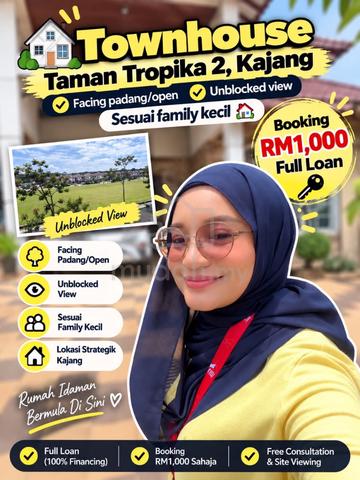 (100% loan) Renovated Townhouse Taman Tropika 2, 1