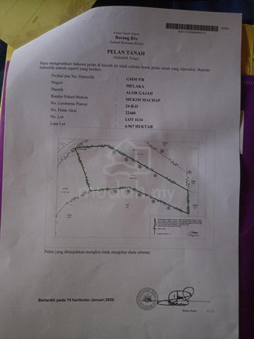 Malacca Land with main road access. 1