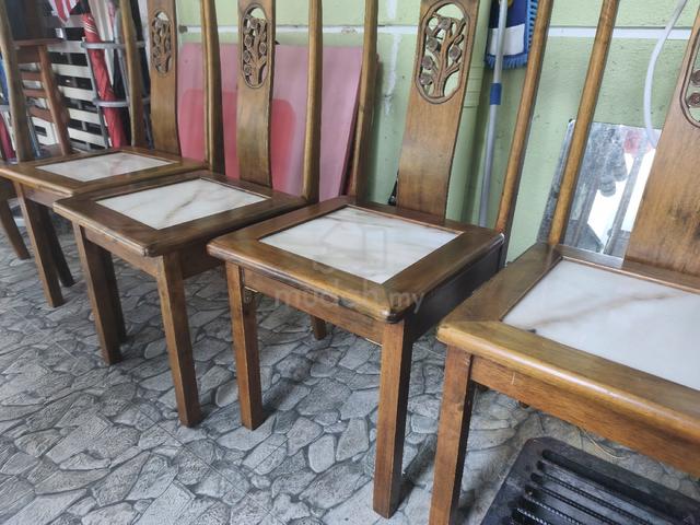 Meja Bulat Marble 6 kerusi - photo 2 of 6