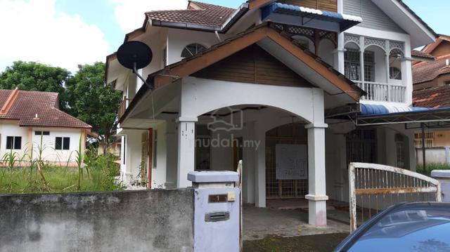 Double semi detached , sungai air putih , 5600sf, corner 1