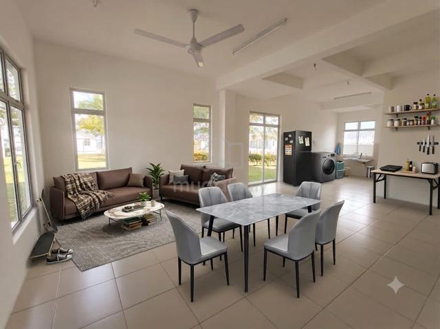 Taman Scientex Jasin📍Partially Furnish 2Storey SemiD Teres House 4B3B 1