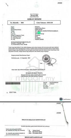 2Lot tanah (21710Sqft) syarat Kediaman Kubang Kerian 1
