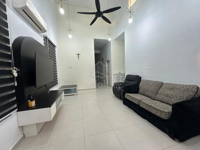 Renovated & Furnished Single Storey End Lot House Taman Krubong Jaya 1