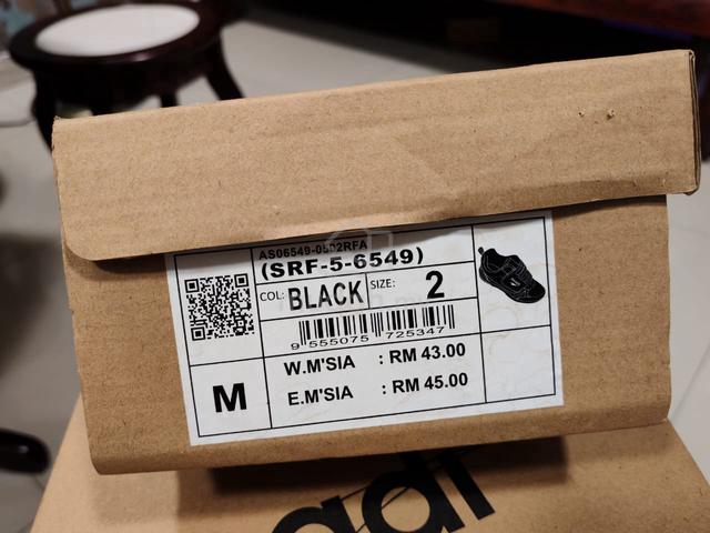 Asadi Black School Shoes 6549 - Size 1 and 2 - photo 3 of 5