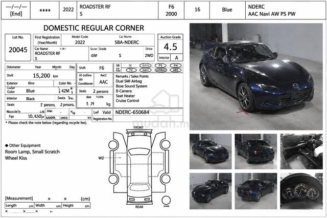 2022 Mazda MX-5 2.0 RF (M) CRYSTAL BLUE MUSTVIEW - 5