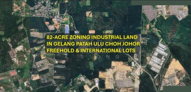 82-Acre Zoning Industrial Land In Gelang Patah Johor Bahru for sale 1