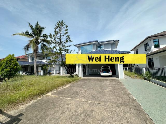 huge bunglow house with land in taman tambun indah simpang ampat sell 1