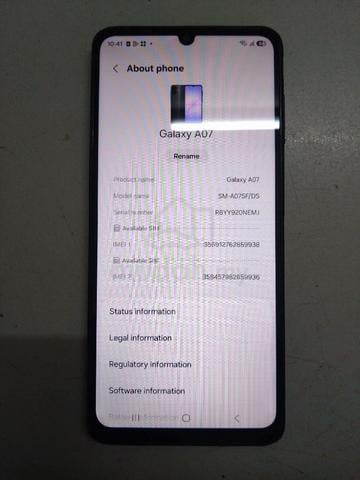 Samsung A07  - photo 2 of 3